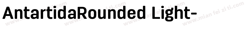 AntartidaRounded Light字体转换